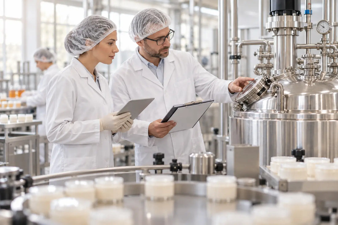 Auditoría de calidad en una fábrica europea de protectores solares