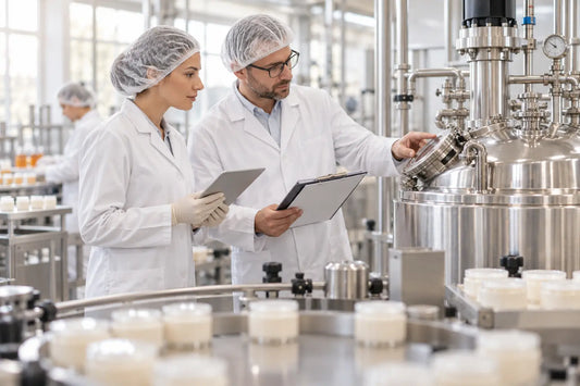 Auditoría de calidad en una fábrica europea de protectores solares