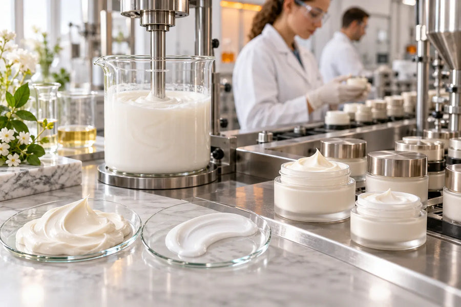 Imagen sobre desarrollo y fabricación de cremas faciales desde 2.000 unidades en OKT GLOBAL