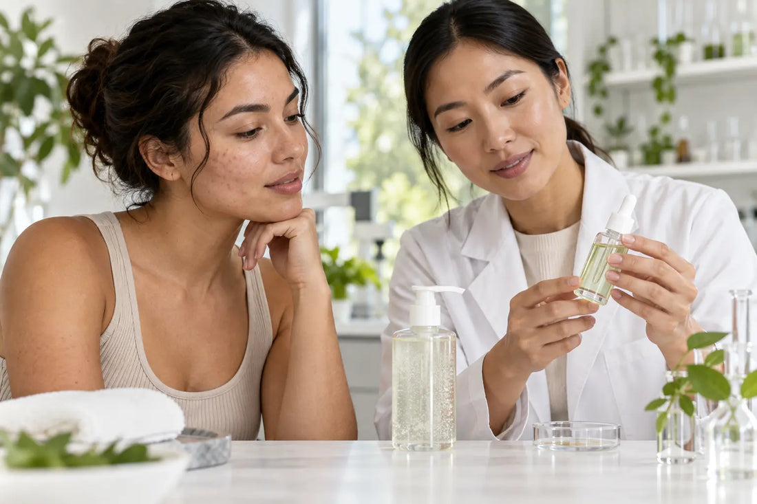 Imagen sobre cómo formular cosmética para piel con tendencia acneica en OKT GLOBAL