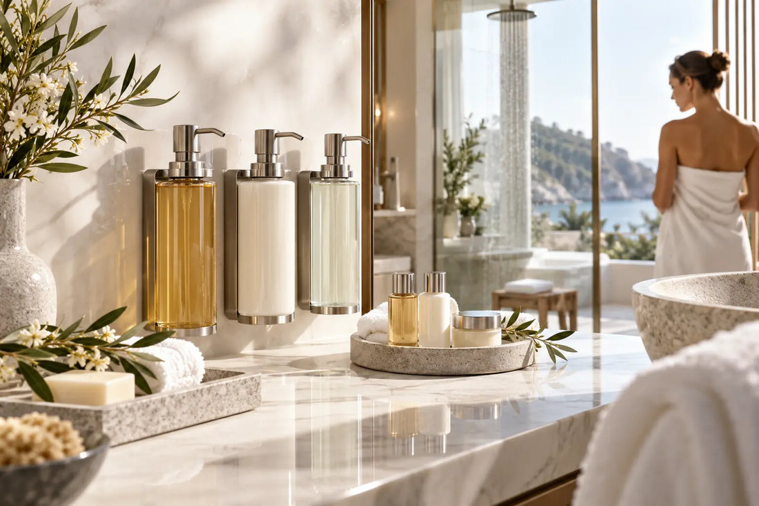 Imagen sobre fórmulas cosméticas para hoteles, spas y amenities premium en OKT GLOBAL