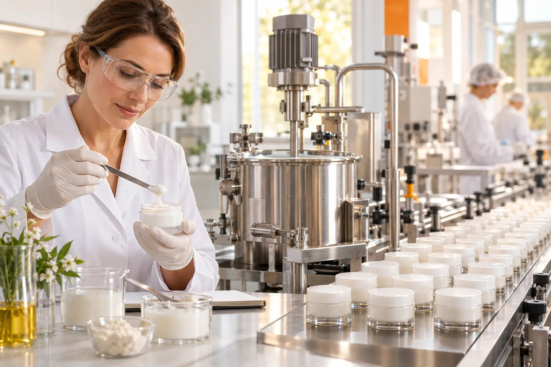 Imagen sobre laboratorio cosmético para desarrollar y fabricar desde 2.000 unidades en OKT GLOBAL