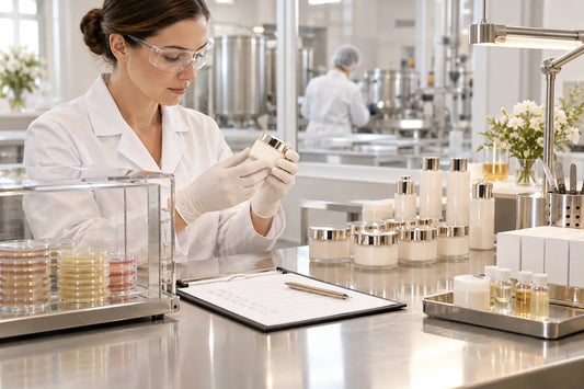 Imagen sobre liberación de lotes cosméticos: controles antes de vender en OKT GLOBAL