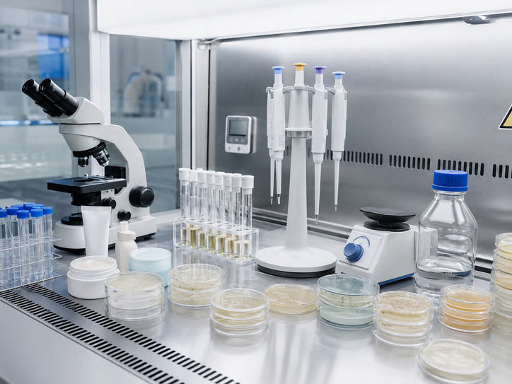 Control de calidad en laboratorio cosmético certificado ISO 22716