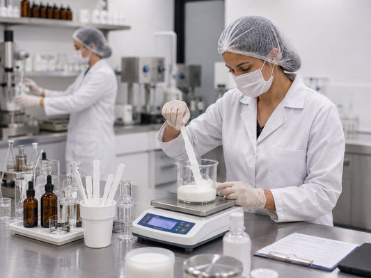 Desarrollo de una fórmula cosmética en el laboratorio de I+D de OKT GLOBAL