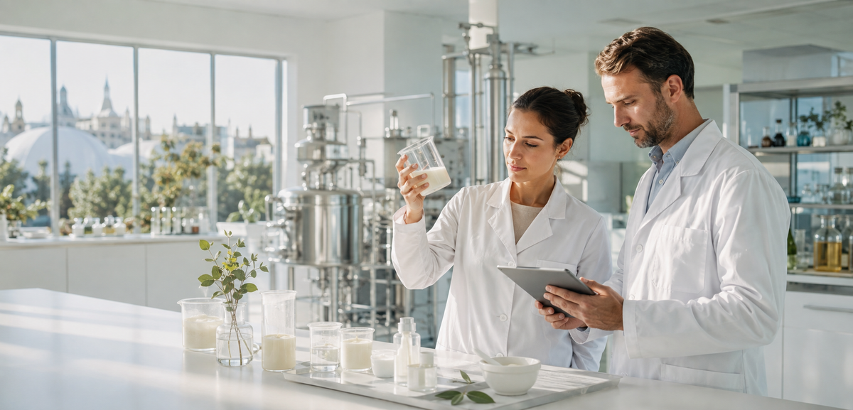 Desarrollo de una fórmula cosmética en el laboratorio de OKT GLOBAL
